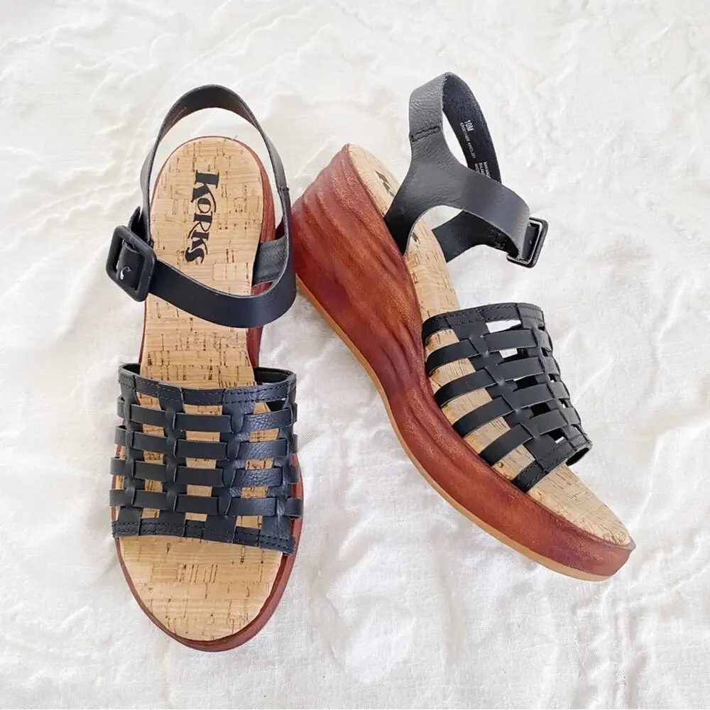 Korks Marley Sandals Size 10 New $100